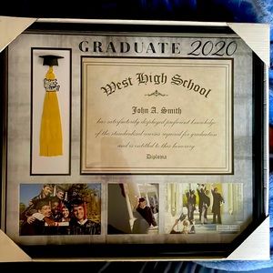 2020 graduation photo frame
